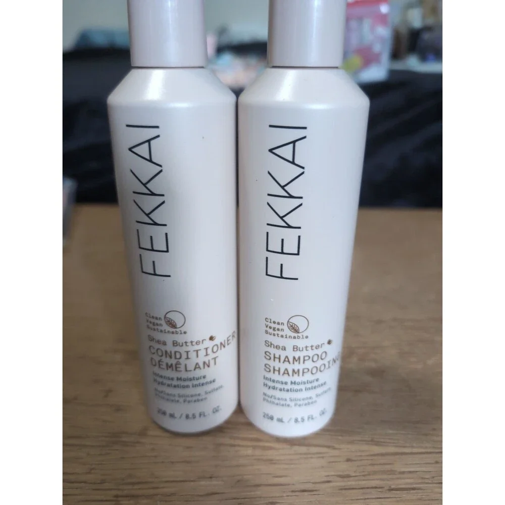 FEKKAI Shea Butter Shampoo + Conditioner Intense Moisture Dry Curly Full Size